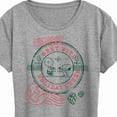 thumbnail image 3 of Peanuts - Christmas - Sent With Holiday Cheer Stamp - Women's Short Sleeve Graphic T-Shirt, 3 of 5