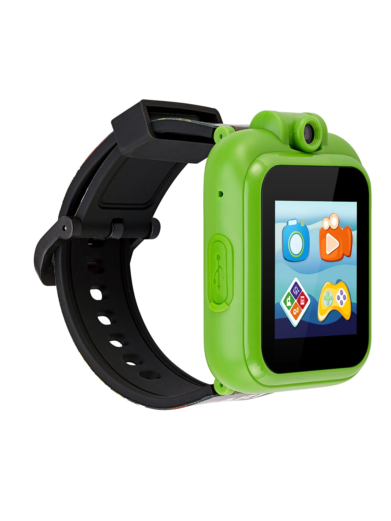 PlayZoom 2 Kids Boys Green Dinosaur Smartwatch & Earbuds Set