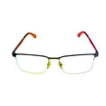 thumbnail image 2 of Fila Mens Gunmetal Rimless Rectangle Metal Eyewear Frame VF9969. 627. 54mm, 2 of 7
