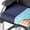 Navy, variant on 4" Thick Gel-Infused Memory Foam Seat Cushion for Long Sitting, 3-Layer Strong Support for Lower Back, Sciatica, Coccyx & Hip Pressure Relief, Wheelchair, Office Chair & Car Seat, Gray