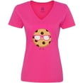 thumbnail image 3 of Inktastic Smart Cookie Women's V-Neck T-Shirt, 3 of 5