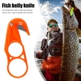 thumbnail image 4 of Cuchillo de vientre de pescado de plástico, Mini cortador de pesca portátil, corte práctico para acampar, 4 of 7