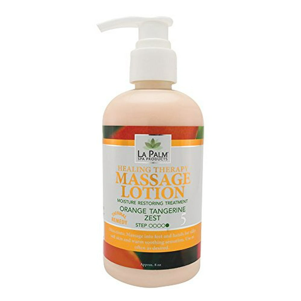 La Palm ORGANIC Healing Therapy Massage Lotion w/ Aloe Vera + Vitamin E