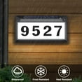 thumbnail image 5 of Solar Address Sign, Lighted Address Numbers Outdoor Waterproof, LED Address Plaque, House Numbers for Outside, Grey, 5 of 7