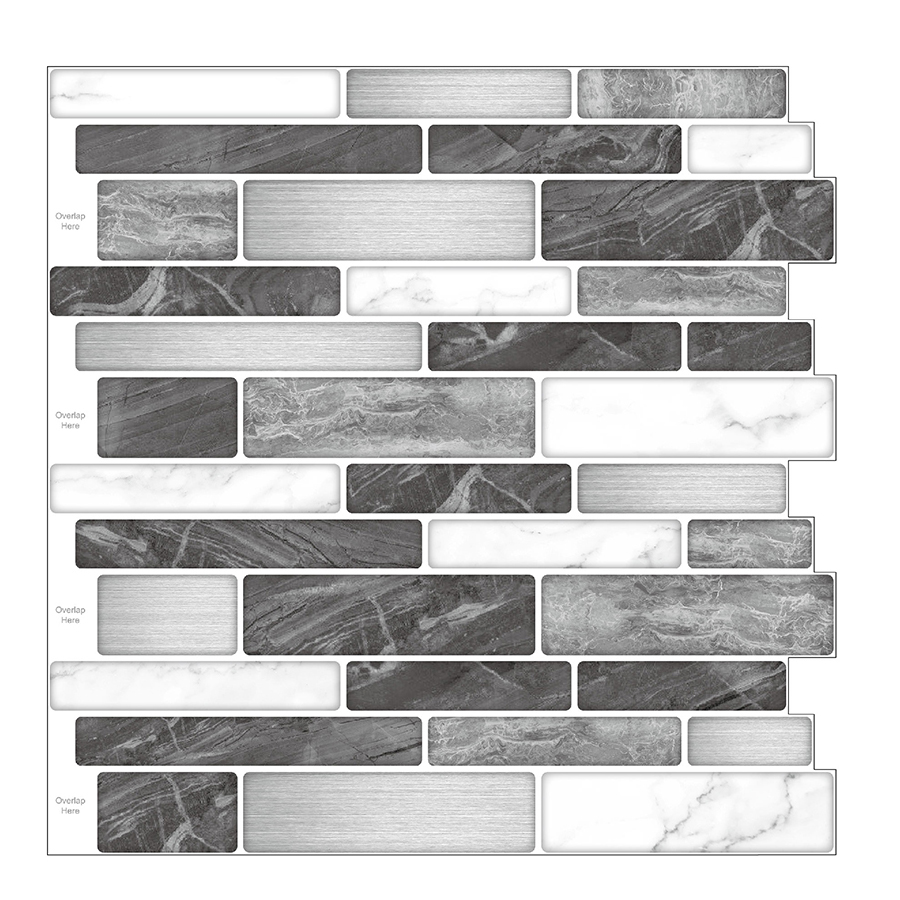 art3d peel and stick backsplash marble