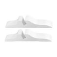 thumbnail image 1 of GROWTH TANK 2 Pieces Privacy Screen Holder Durable Wood Frames Stable Wooden Screen Base White, 1 of 9