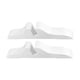 thumbnail image 1 of 2 soportes para mampara de privacidad, base de madera para puerta móvil, pies de apoyo para oficina, protectores Blanco, 1 of 9