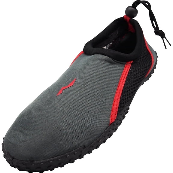 Norty Big Kid Young Men's Water Shoe Aqua Sock Pool Beach Surf Slip On - Sizes 5-10
