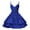 Dark Blue, variant on Women's Suspender Evening Dress Sequined Dress Solid Color Banquet Small Dress