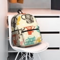 thumbnail image 3 of Wukai Vintage Cup Versatile Backpack:Spacious,Organized,Comfortable,Ideal for Travel and Everyday Use with Multiple Pockets and Padded Straps, 3 of 8