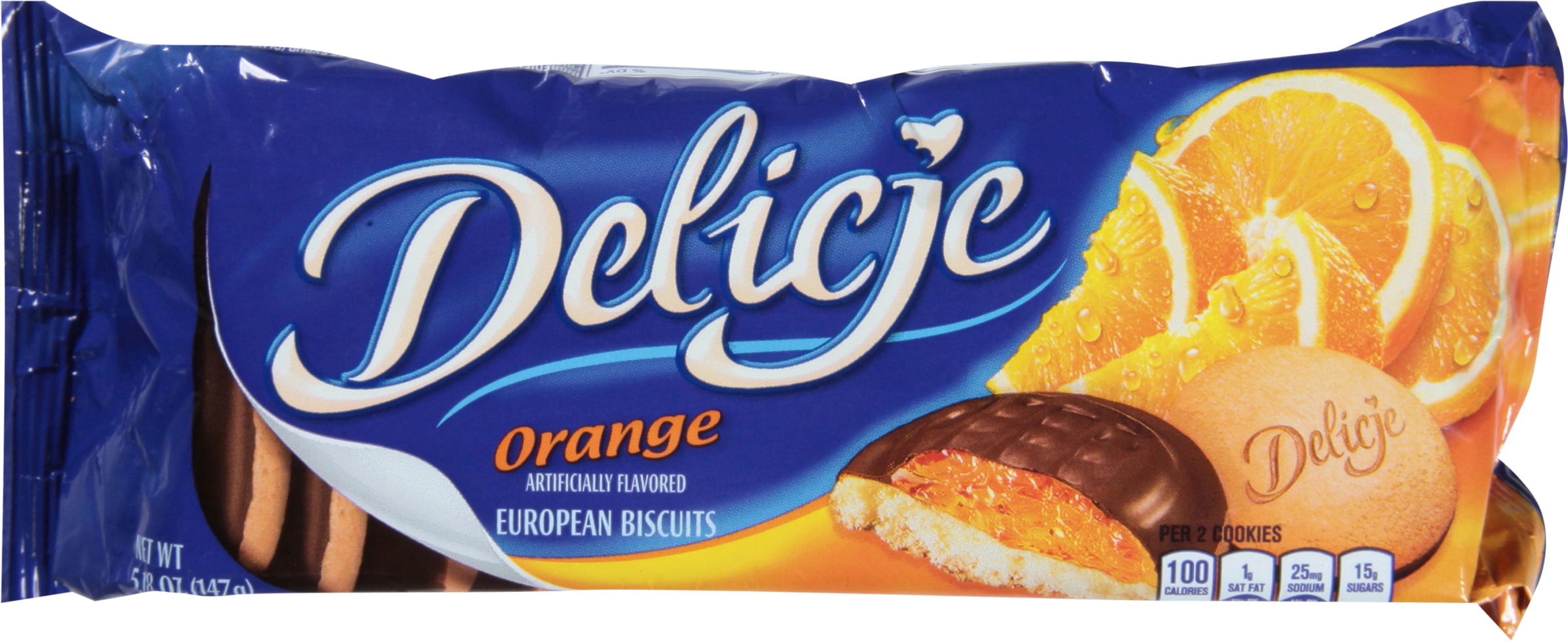 Wedel Delicje Biscuit Orange 147g