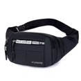 thumbnail image 1 of Riñonera para hombre, riñonera versátil a la moda, riñonera de calle deportiva Yanshi Negro, 1 of 2