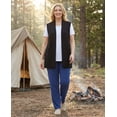 thumbnail image 7 of Turtle Bay New York Women's Long Sleeveless Open Front Soft Shawl Collar Vest, 7 of 7
