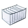 thumbnail image 2 of Cozival 4-Pack Mesh Drawer Organizer Bags - Multi-Compartment Closet Dividers for Jeans, T-Shirts & Skirts - Space-Saving & Breathable Fabric - Keeps Wardrobe Neat & Accessible, Grey1, 2 of 9