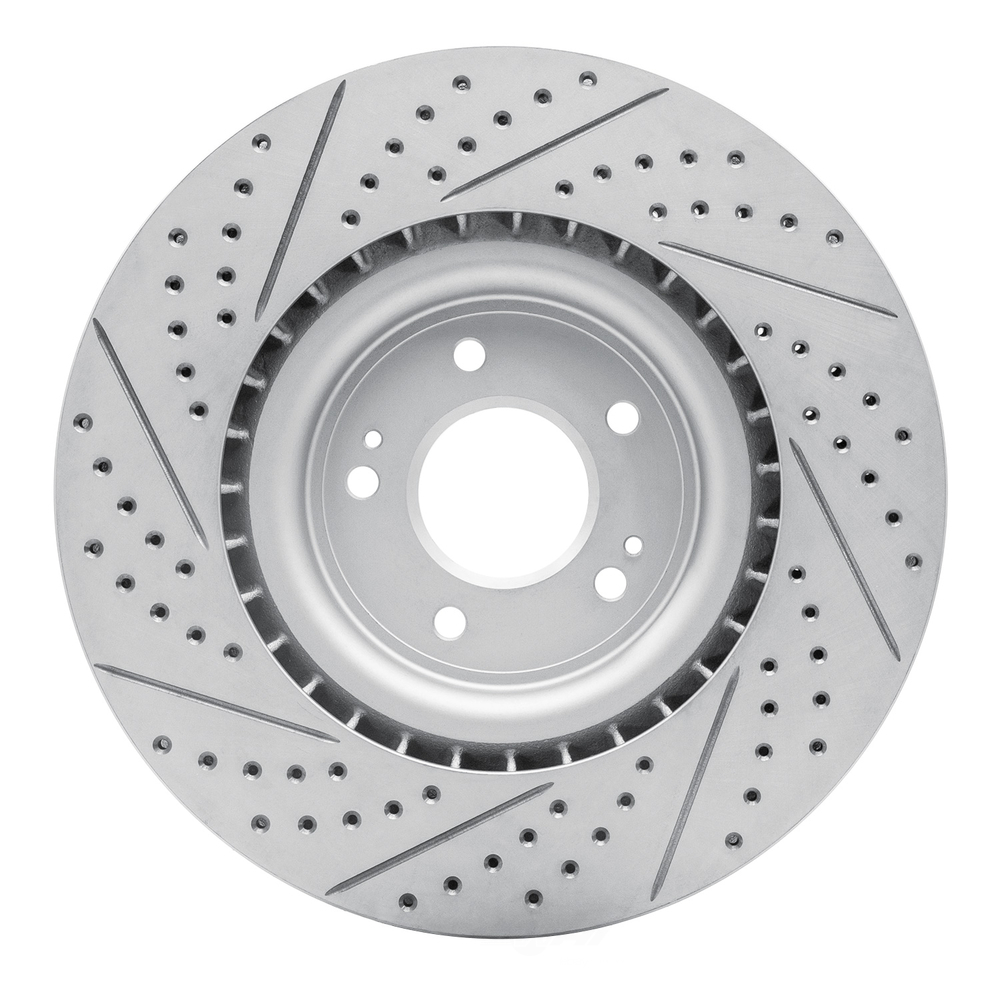 Dynamic Friction Company 830-72043R DFC Geoperformance Rotor - Drilled and Slotted