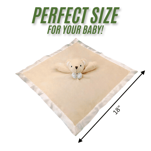 Plush Baby Lovey, Security Blanket Bundle 18x18" 5 Pack Bundle