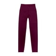 thumbnail image 4 of Bibifish Womens Yoga Pants Capri Yoga Pants High-Waist Soft Slim Fit Home Loungewear Comfortable Tummy Control Activewear For Ladies, 4 of 4