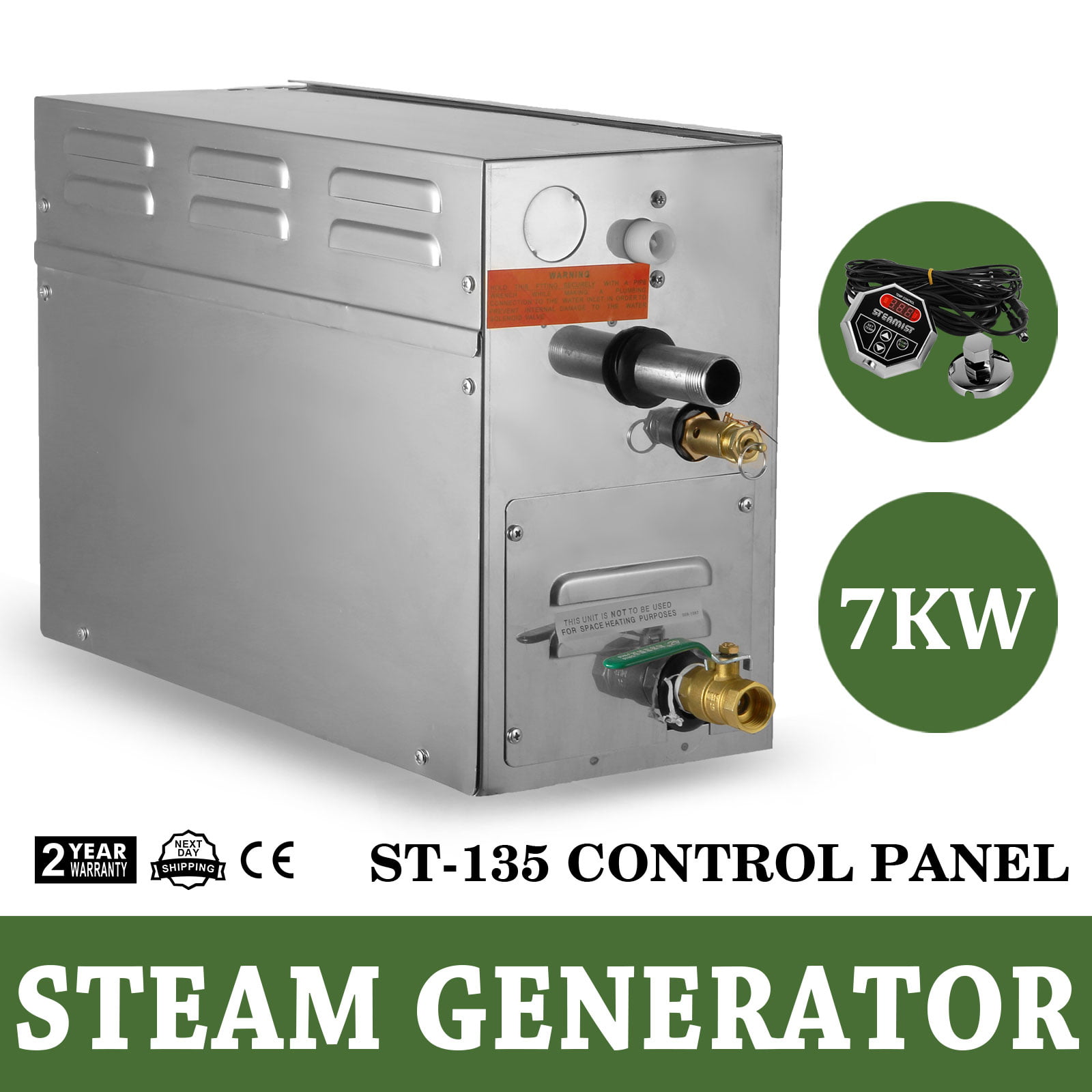 Control Panel+Fan 220v /110v Details about   hot KL-3000A  Engineering Steam Generator 3KW 