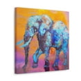 thumbnail image 5 of "Elephant in Ebony Bloom" - Canvas, 5 of 25