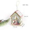 thumbnail image 4 of Zynviq White House Santa Climbing with Gift and Tree Lighted Decor for Mantel Shelf, 4 of 6