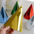thumbnail image 2 of Efavormart 25 Pack Mixed Metallic Foil Party Hats, Pre-Strung Paper Cone Birthday Hats - 5"x7", 2 of 11