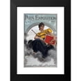 thumbnail image 2 of François Flameng 13x18 Black Modern Framed Museum Art Print Titled - Paris Exhibition (1900), 2 of 5