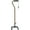Cocoa, variant on Hugo Adjustable Quad Cane for Right or Left Hand Use, Small Base, Cocoa