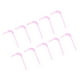 thumbnail image 1 of 10 piezas de pajitas para , ventosas de plástico para 1/12, suministros para beber, favores , juguete transparente Baoblaze Pajitas para beber de Dollhouse, 1 of 7