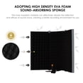 thumbnail image 2 of Amdohai 3-door Professional Studio Recording Microphone Isolation Shield Folding Pop, 2 of 8