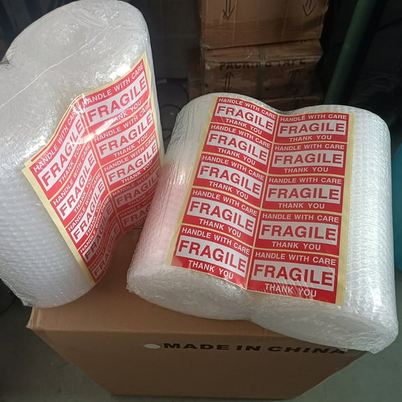 Bubble Cushioning Wrap Roll 12in x 36ft 2roll Total 72ft Bubble Cushion Packing Wrap for Moving & Shipping Heavy Duty Protection for Mailing & Packaging Boxes