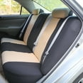 thumbnail image 6 of FH Group Universal Fit Cloth Car Seat Covers for SUV, Van Truck Auto - Solid Bench with Beige Floor Mats, 6 of 9