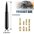 thumbnail image 6 of 50 Cal Black Bullet Antenna Fits For CAR CHEVY SILVERADO FORD F150 JEEP WRANGLER, 6 of 7