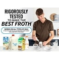 thumbnail image 5 of Zulay Kitchen High Powered Milk Frother Foam Maker for Lattes Matcha Frappe & More - Marble, 5 of 5