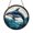 Stained Glass 5.9 Inch, variant on Fin Whale Ocean Suncatcher Hanging Round Window Present Vibrant Sun