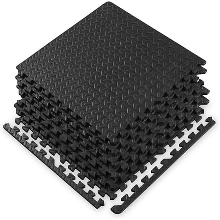 Foam Mats, 12 Piece Gym Mat Exercise Mats Gym Flooring Floor Protector for Floor Mat Workout or Gym Equipment at Home Foam Mat