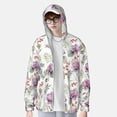 thumbnail image 4 of Fotbe Orchids Flowers Men's Women's UPF 50+ Sun Protection Jacket Hooded Cooling Shirt with Pockets Hiking Outdoor Performance-X-Large, 4 of 9