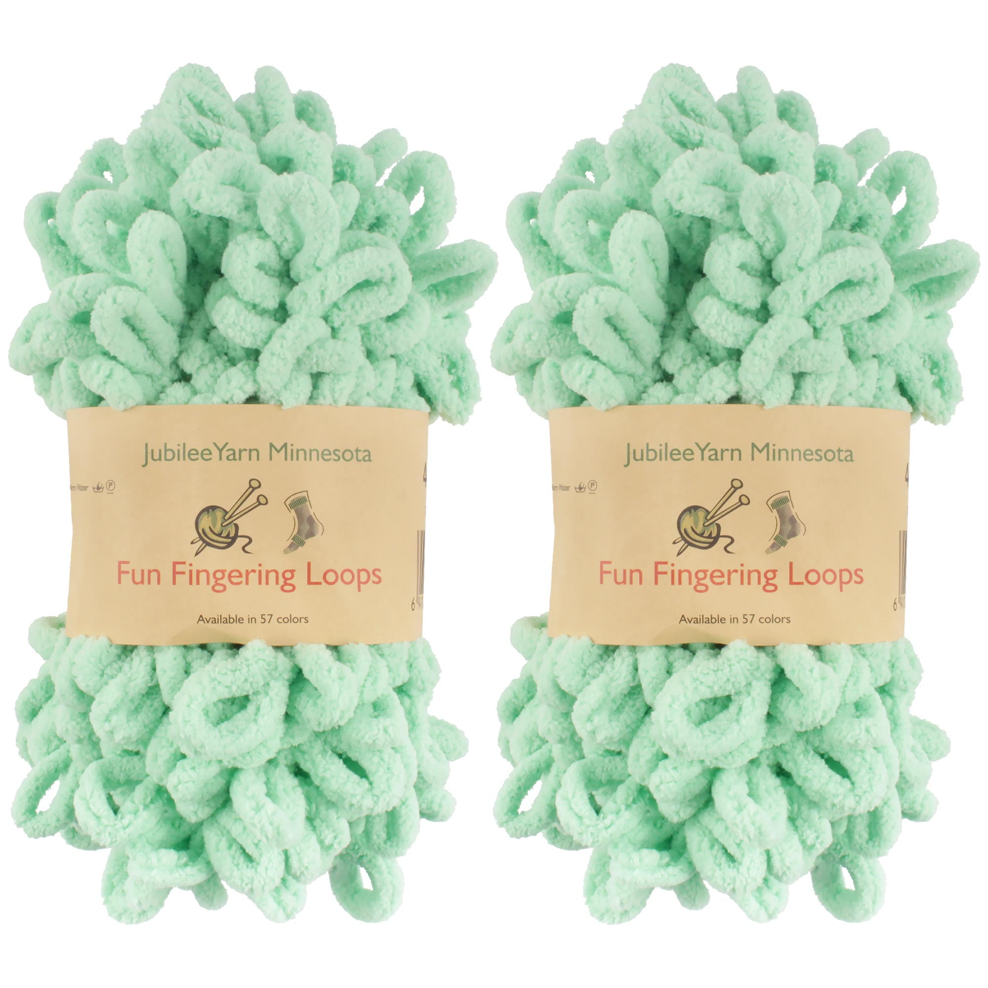 JubileeYarn Fun Finger Loops Yarn Polyester Jumbo Loop Yarn 100g
