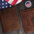 thumbnail image 6 of Leather Portfolio Padfolio Leather Binder Folder for Men and Women Professional Business Portfolio Organizer Men and Women Saddle Letter Strap, 6 of 6