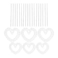 thumbnail image 1 of Soporte para arreglos florales, marco de corona Floral, decoración de San Valentín, primavera, año Nuevo, bricolaje, forma versátil para hacer corona 6x Pequeño Corazón Grande, 1 of 8