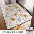 thumbnail image 3 of White Sunflower Colorful Flower Pattern Door Rugs,Washable Non Slip Door Mats Indoor,Decorative Door Mats,Entry Mat Indoor for Entrance,Bedroom,Kitchen,Bathroom,20"x32", 3 of 6