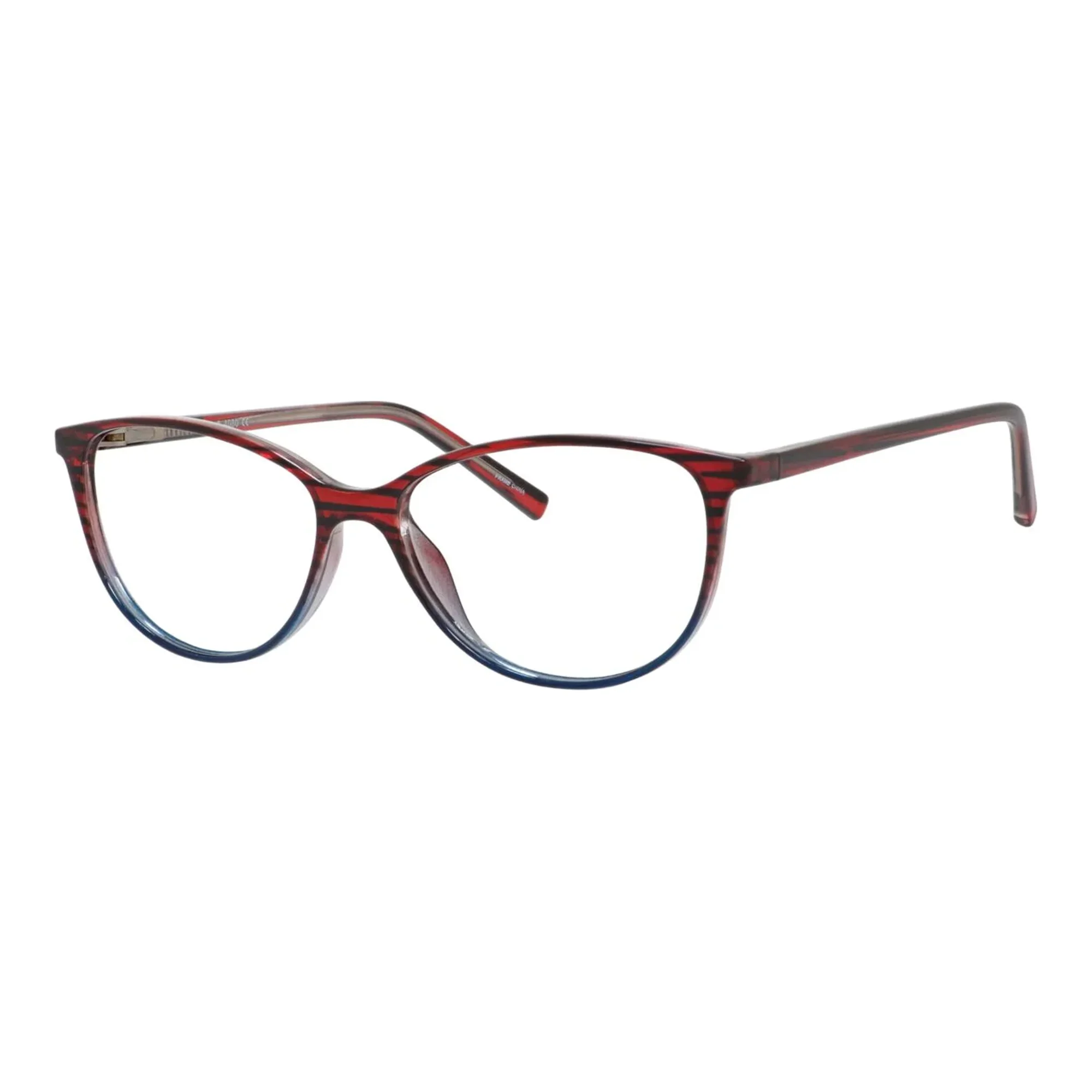 Enhance EN4080 Eyeglasses Red Navy Mix Size Large 55-15-140 Women Frame