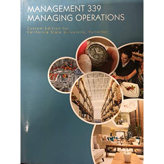 Pre-Owned Management 339 managing operations (Paperback) 1323659137 9781323659137