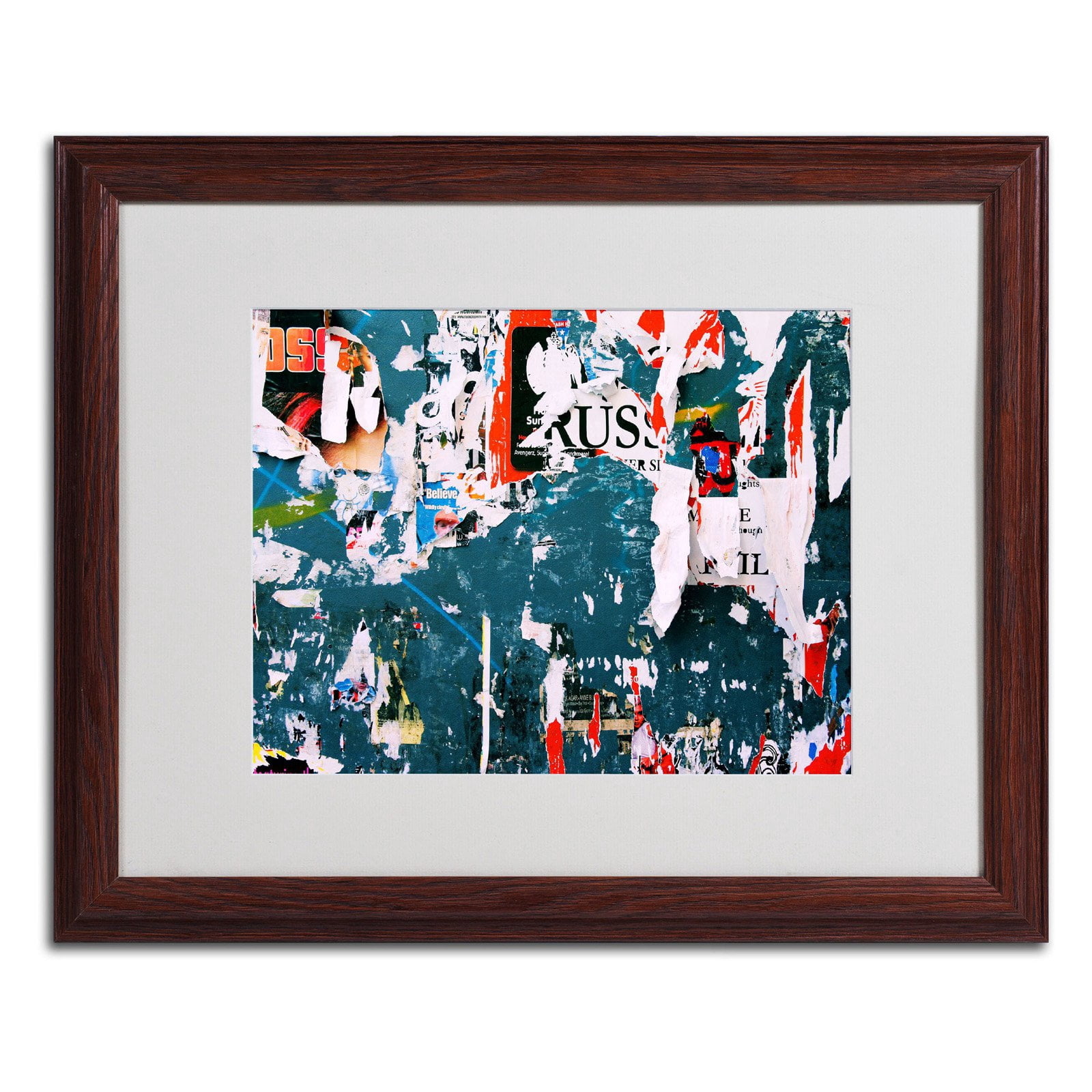 Trademark Fine Art "Yesterday's News" Framed Canvas Art by Beata Czyzowska Young
