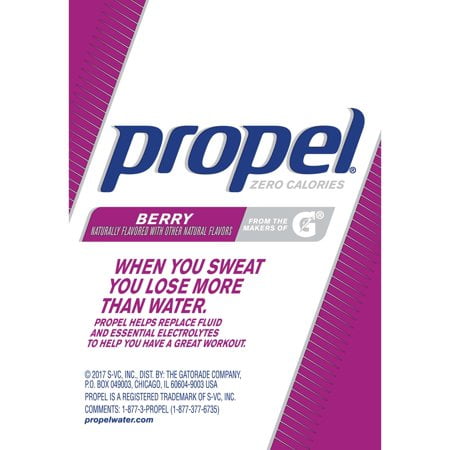 Propel Powder Packets - (12 Pack) Propel Powder Packets Berry With Electrolytes, Vitamins and No Sugar, 10 Ct