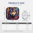 thumbnail image 3 of Gukieu Colorful Wolf Head Print Car Windshield Sun Visor, Foldable Anti-UV Car Sun Visor Suitable for Vans, Trucks Car Accessories-Medium, 3 of 6
