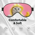 thumbnail image 3 of Xecao A Funny Cat for Soft Fluffy Sleeping Blindfold, Nap eye cover tailored for the utmost comfort for girls, women, kids, and adults., 3 of 7