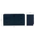 thumbnail image 2 of Ariel Kelly 66 Inch Single Sink Base Cabinet In Midnight Blue, 2 of 11