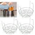 thumbnail image 1 of Ynlkorvg Rack 3pcs Canning Rack Stainless Steamer Canning Jar Rack With Silicone Handle Canner Rack Canning Kit For Regular Wide Mouth Mason Jars Jars, 1 of 9