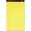 TOPS Docket Gold Legal Rule Canary Writing Tablet - Legal