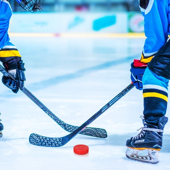 ELAYARD 6-Piece Matte Hockey Gear Set with Carry Net Bag, and Versatile for Kids and Adults of All Skill Levels